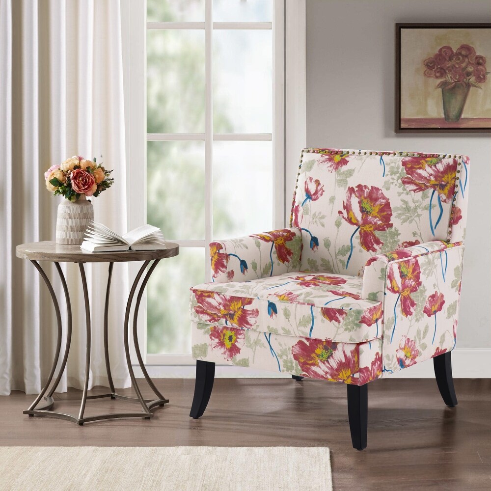 Floral accent chairs best sale