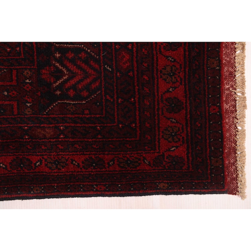 ECARPETGALLERY Hand-knotted Finest Khal Mohammadi Red Wool Rug - 10'2 x 12'7