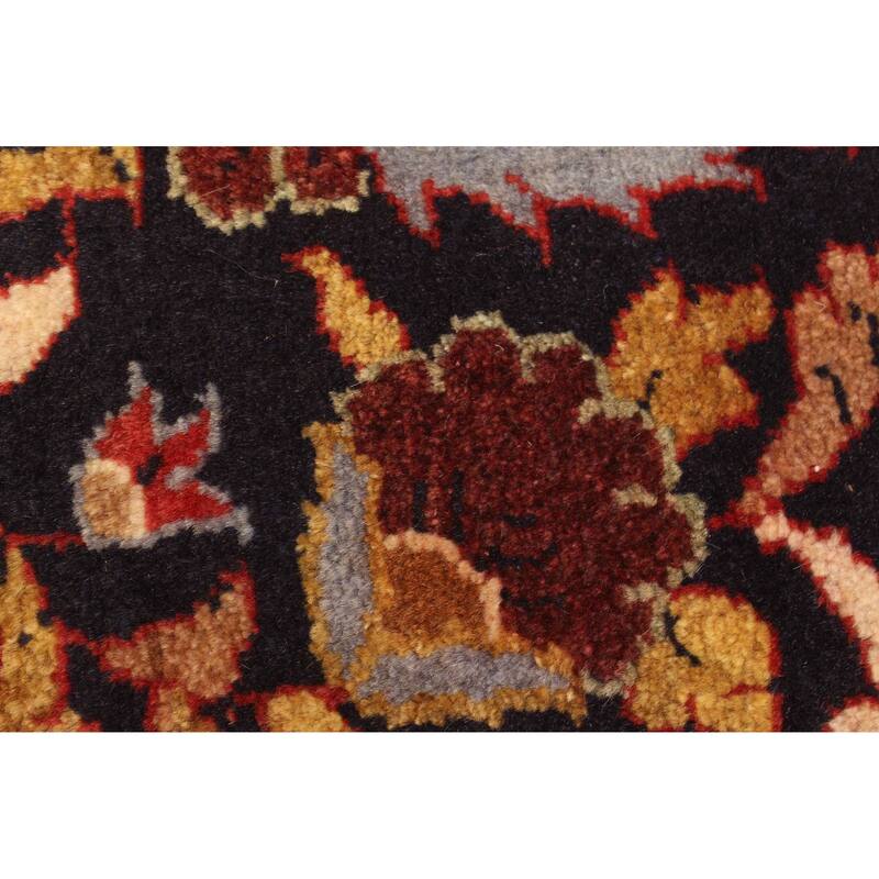 ECARPETGALLERY Hand-knotted Anadol Dark Navy Wool Rug - 2'8 x 10'2