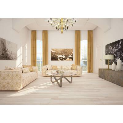 Industry Tile 8x48 Alberone Sbiancato Wood Look Porcelain Tile