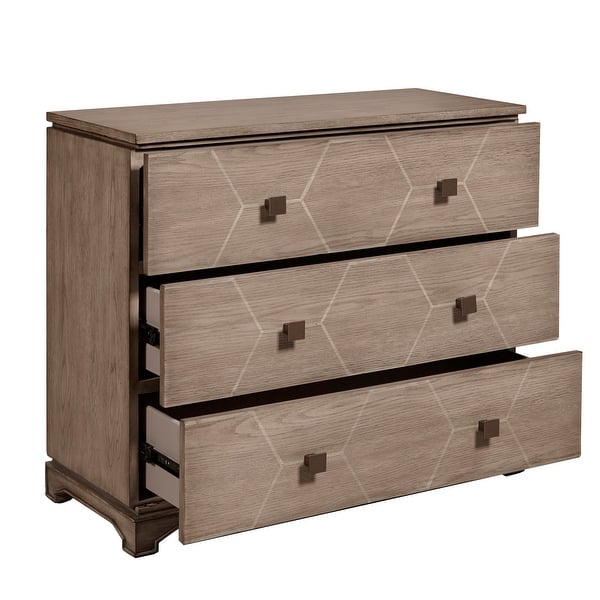 Shop Delacora Hm Ds D204 050 36 Wide Wood Dresser With 3 Drawers