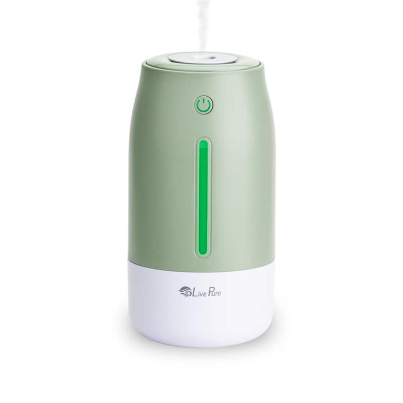 LivePure LP250 Aqua Glo Portable Cool Mist Humidifier - Green