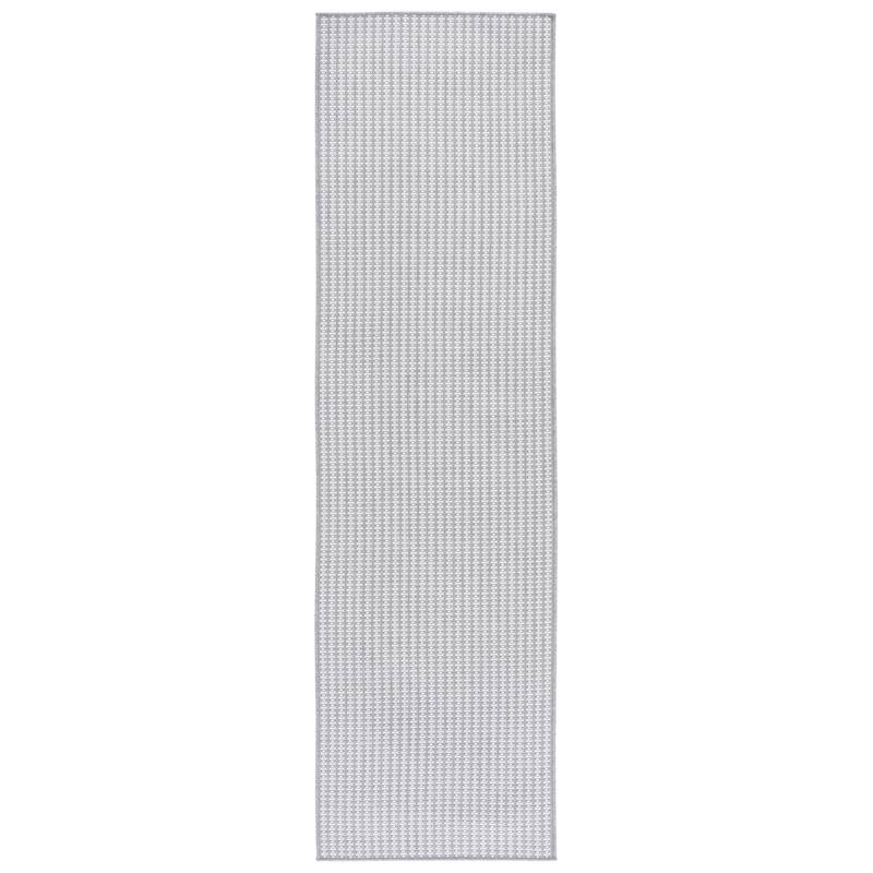 SAFAVIEH Terrace Ribana Indoor/Outdoor Washable Backyard Patio Rug - 2'3" x 8' Runner - Grey/Ivory