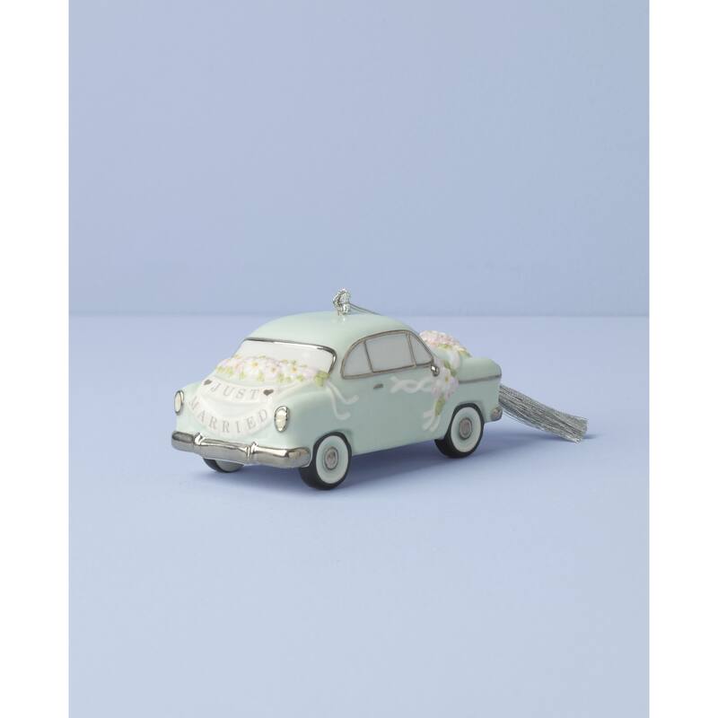 Lenox 2025 Just Married Vintage Car Ornament