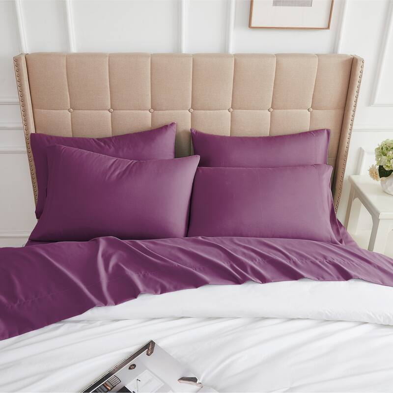 Vilano Comfort Deep Pocket Ultra-Soft 6-piece Bed Sheet Set
