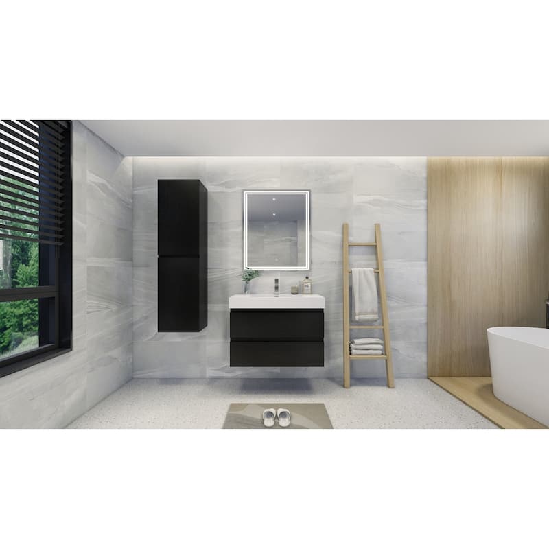Baillie 36'' Wall-Mounted Vanity with Reinforced Acrylic Sink