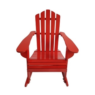Reclining Chair Wooden Campfire Chairs Outdoor Rocking Adirondack Chair ...