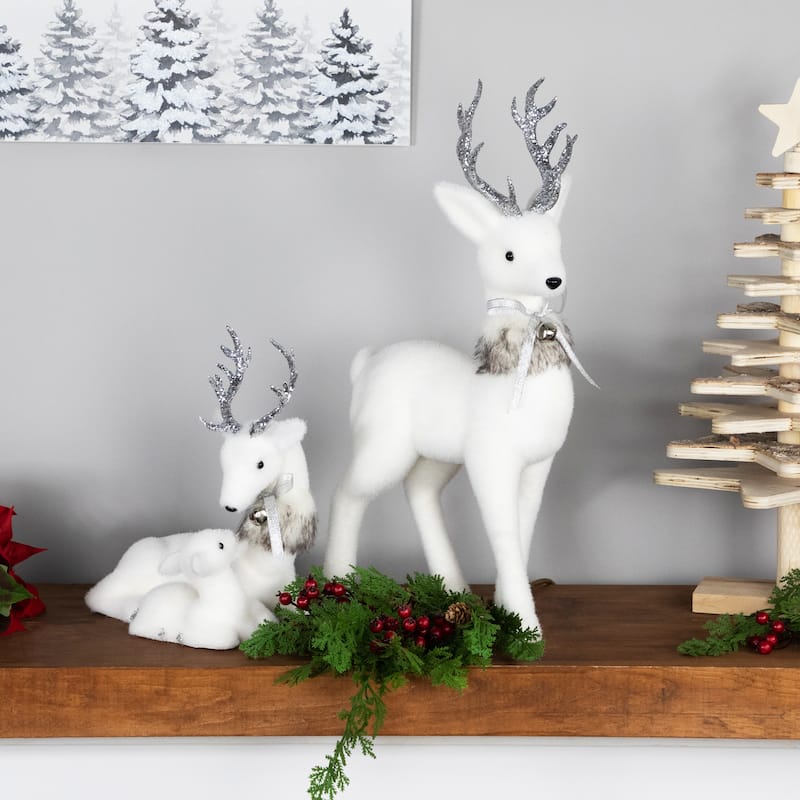 Standing Regal Reindeer Christmas Figure - 20.5"