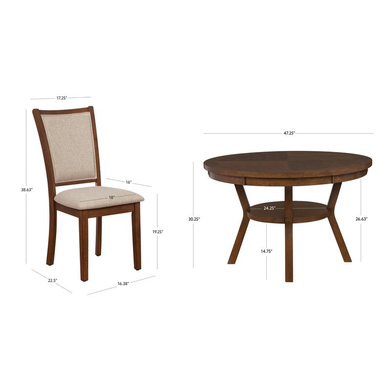 Candela 5PC Dining Set One Box