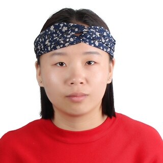 Shop Women Lady Polyester Elastic Scarf Turban Head Wrap Hairstyle