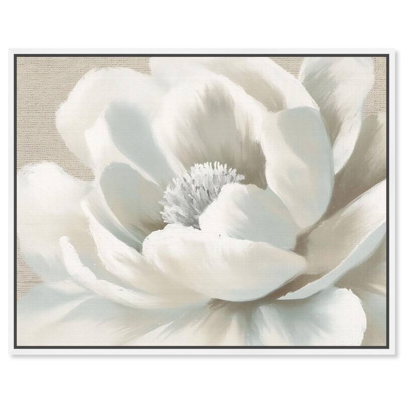 Silken Sepal II Canvas by Art Remedy - White - 30" x 24"