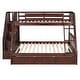 preview thumbnail 31 of 37, Twin-over-Full Bunk Bed with Drawers，Ladder and Storage Staircase