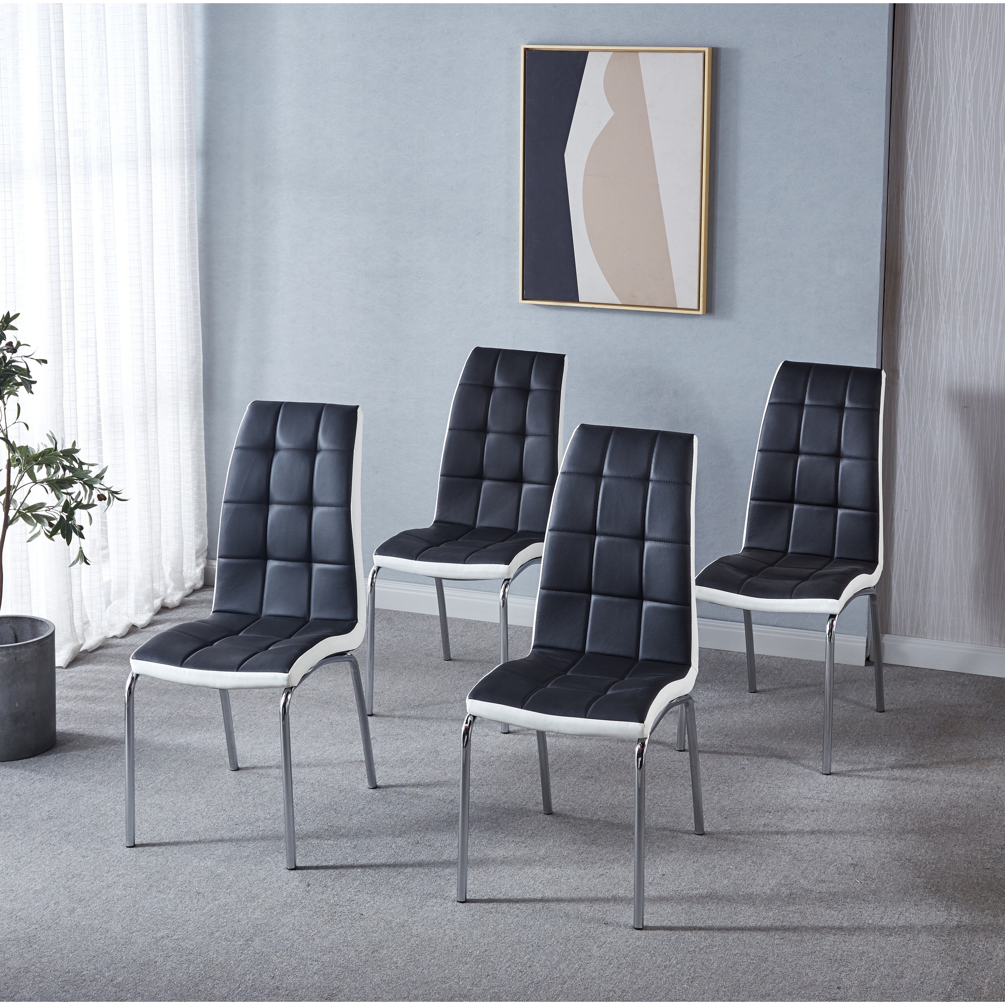 Classic leather dining chairs sales