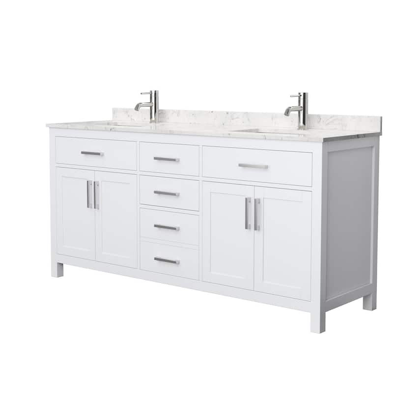 Wyndham Collection WCG242472DCCUNSMXX Beckett 72" Free Standing Double