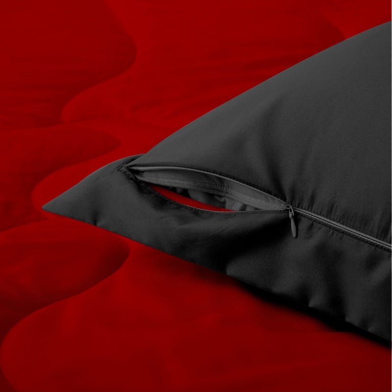 Lightweight Reversible Down Alternative Comforter Set