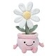 preview thumbnail 1 of 3, Lambs & Ivy Daisy Dreams Poseable Flower Pot Plush Stuffed Animal Toy - 11 Inch