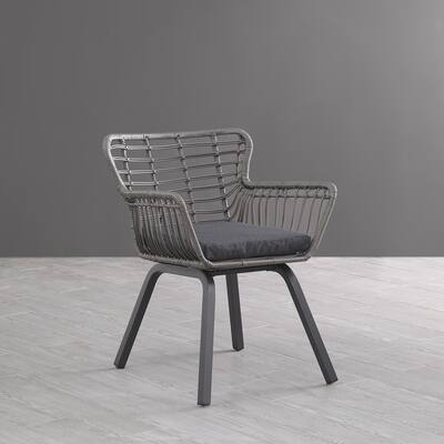Nestable Wicker Haven Chair Set (Set of 2) - N/A