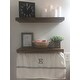 Handmade Del Hutson Designs True Floating Shelf and Towel Rack