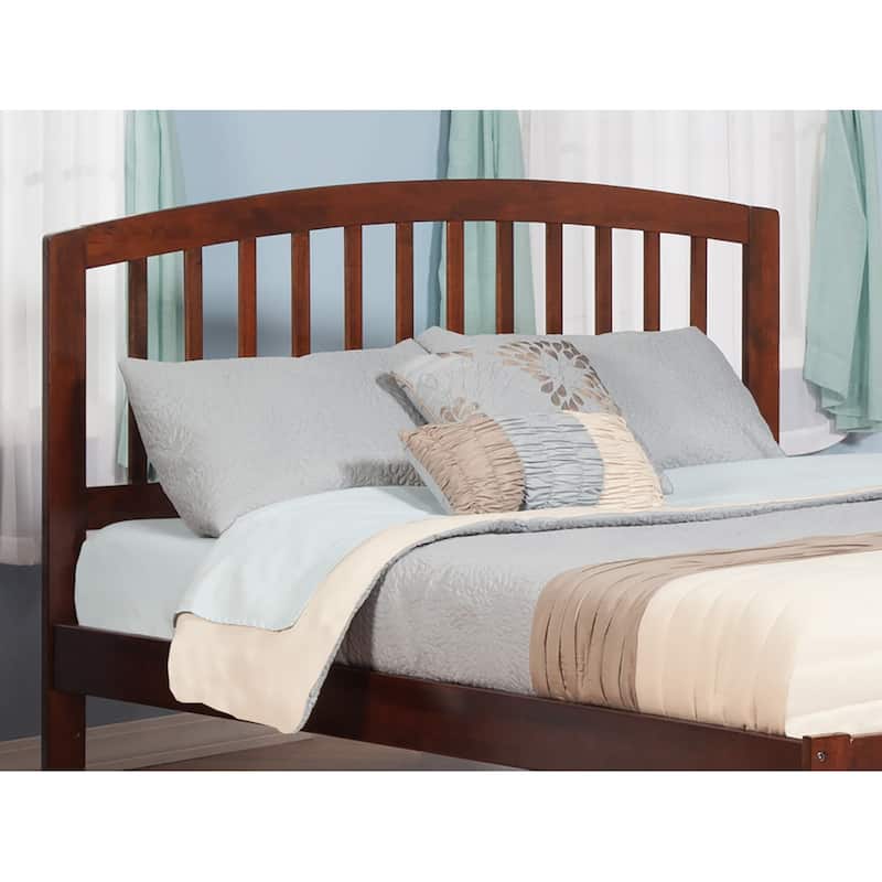 AFI Richmond Headboard with Attachable Charger - Walnut - King