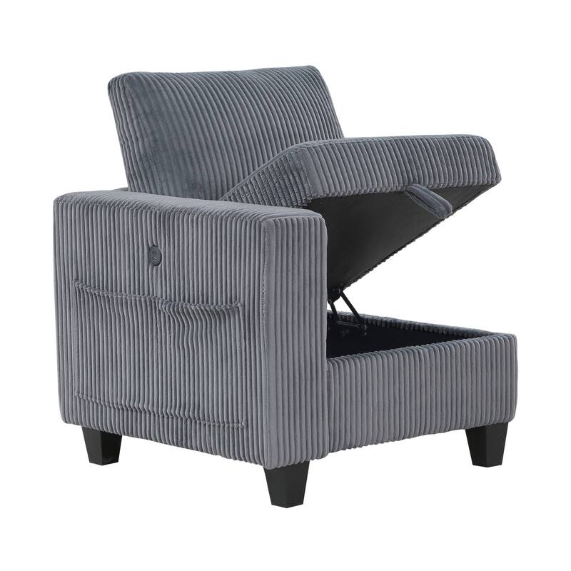 Kenlis 7-Piece Modular Sectional Sofa with Storage