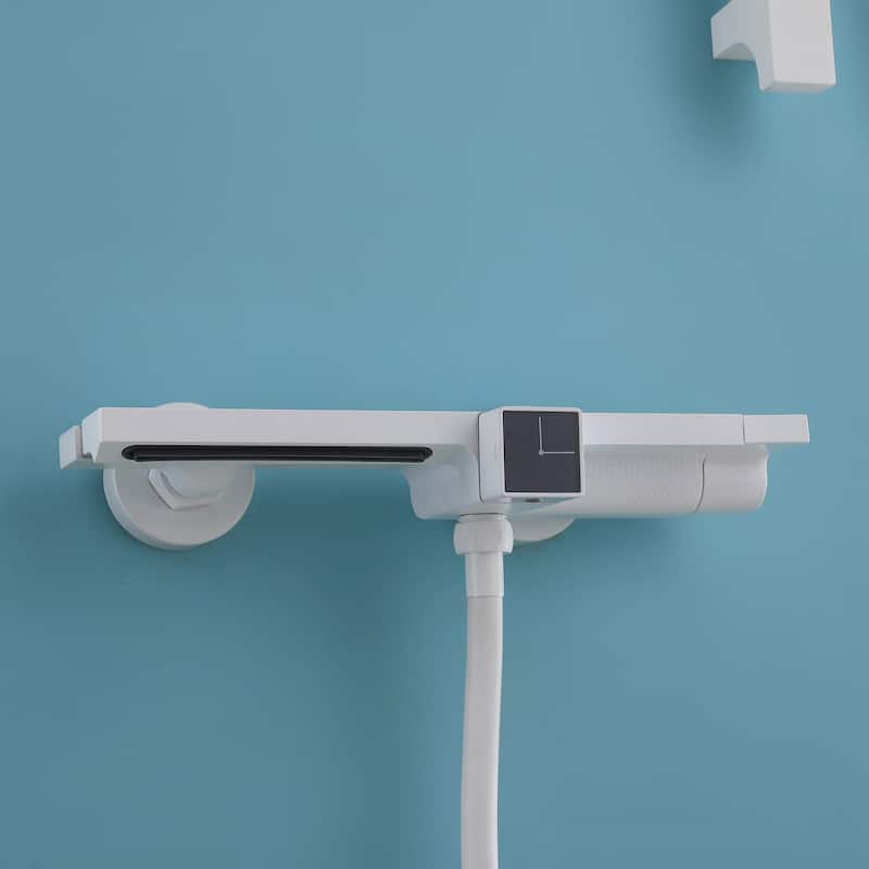White Bathtub Faucet Shower Faucets System