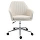 preview thumbnail 11 of 16, Vinsetto Office Computer Chair Mid-Back Task Chair with Tub Shape Design, Lined Pattern Back and Swivel Wheels for Living Room