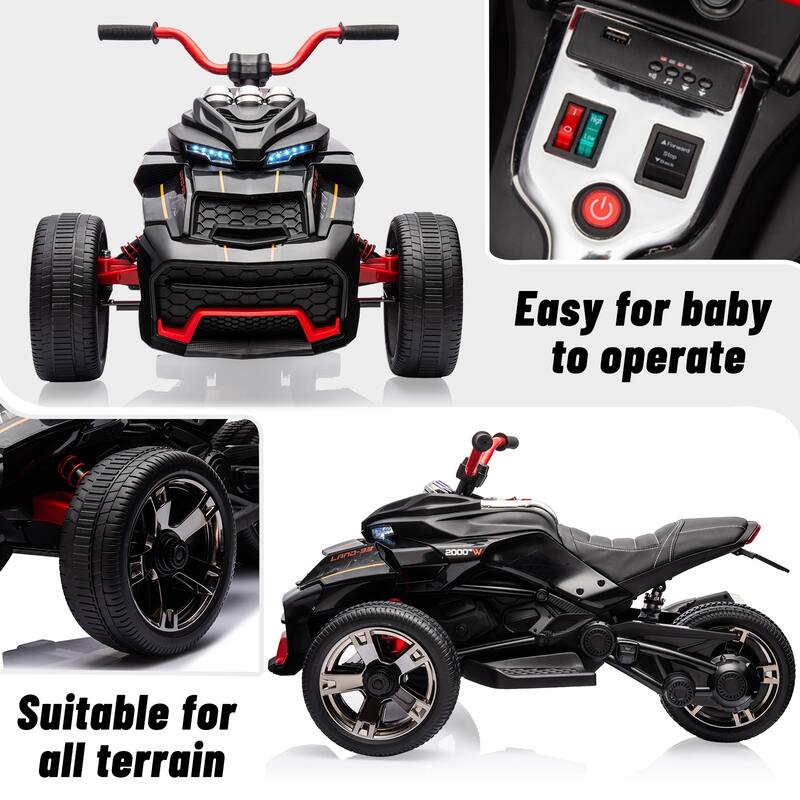 Kids Ride On Electric ATV for Kids with 3 Wheelers