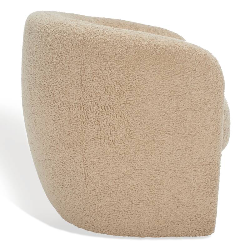 SAFAVIEH Couture Sangita Barrel Back Accent Chair - 35" W x 31" D x 30" H - 35Wx31Dx30H