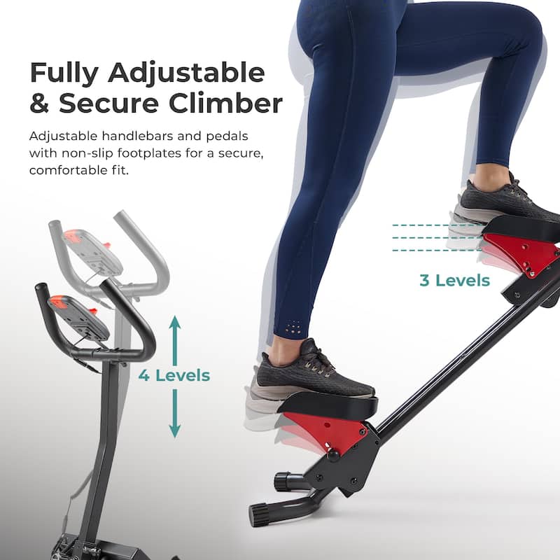 Sunny Health Foldable Smart Cardio Step Climber SF-S024035