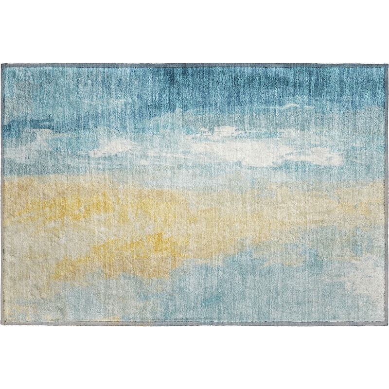 Premium Washable Super Soft Modern Watercolor Mayfield Rug