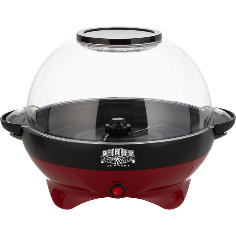 Electric Popcorn Machine 800W with Auto Stirrer