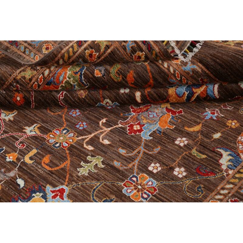 Vegetable Dye Traditional Ziegler Oriental Wool Area Rug Hand-knotted - 6'6" x 9'8"