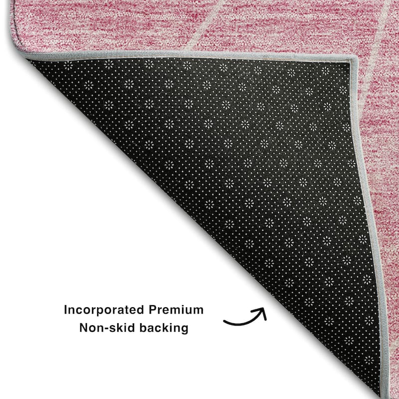 Premium Washable Super Soft Geo Abstract Mayfield Rug