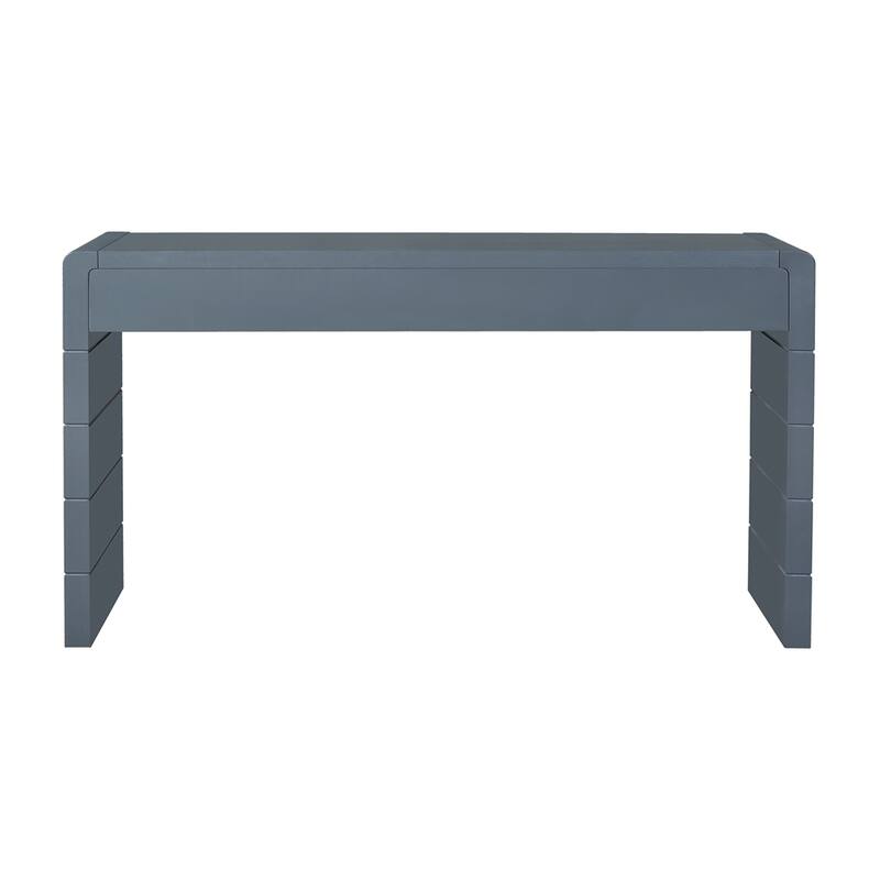 Curved Console Table with Storage