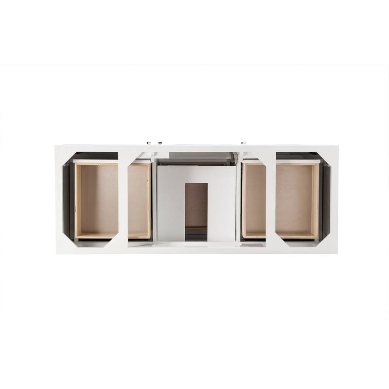 James Martin Vanities Athens 60" Single Vanity Cabinet, Glossy White
