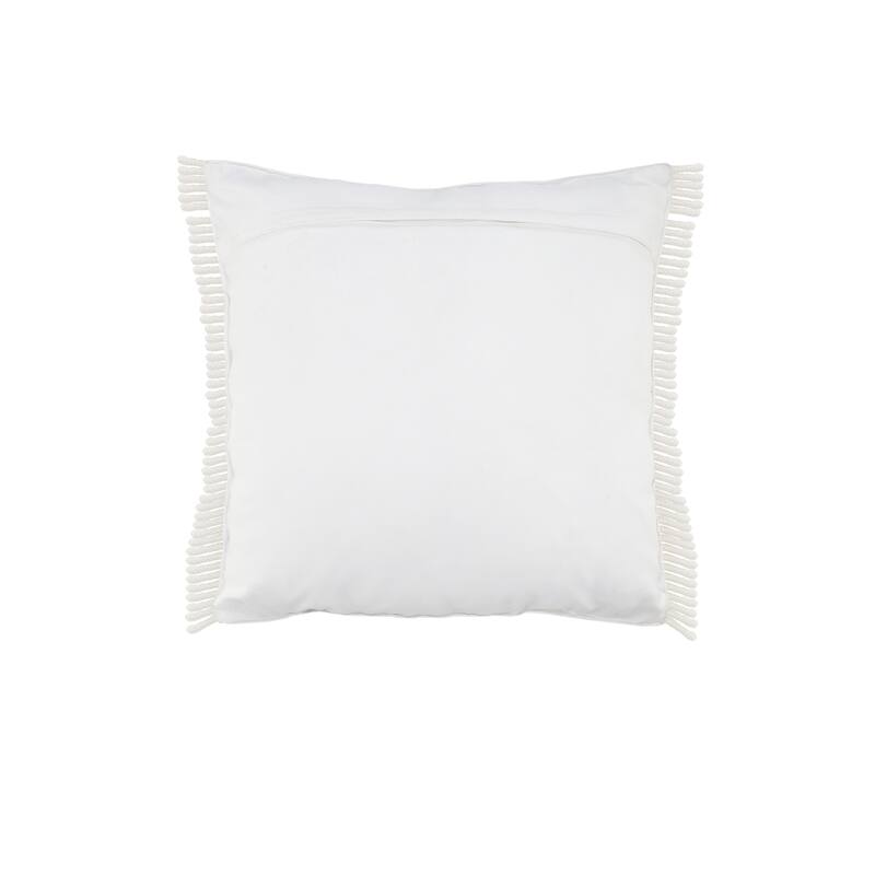Sevita Hand Made Macrame Indoor Outdoor Throw Pillow