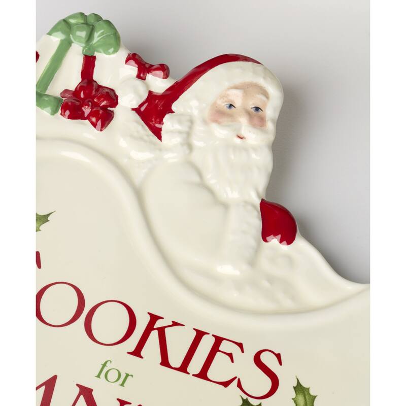 Lenox Holiday Cookies & Milk for Santa 2-Piece Set
