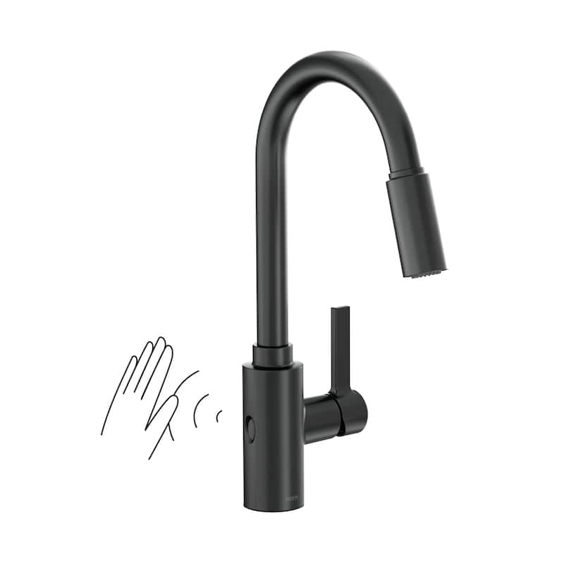 Moen 7882EW Genta LX 1.5 GPM Single Hole Pull Down Kitchen Faucet with