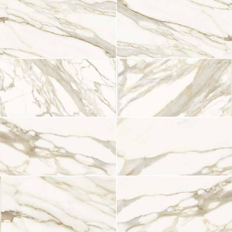 The Tile Life Porto 12x24 Calacatta Gold Matte Porcelain Floor & Wall Tile
