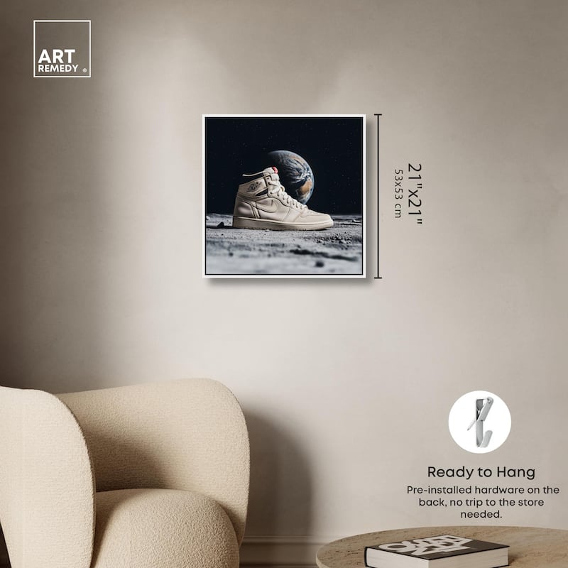 Zero-G Jordans Canvas by Art Remedy