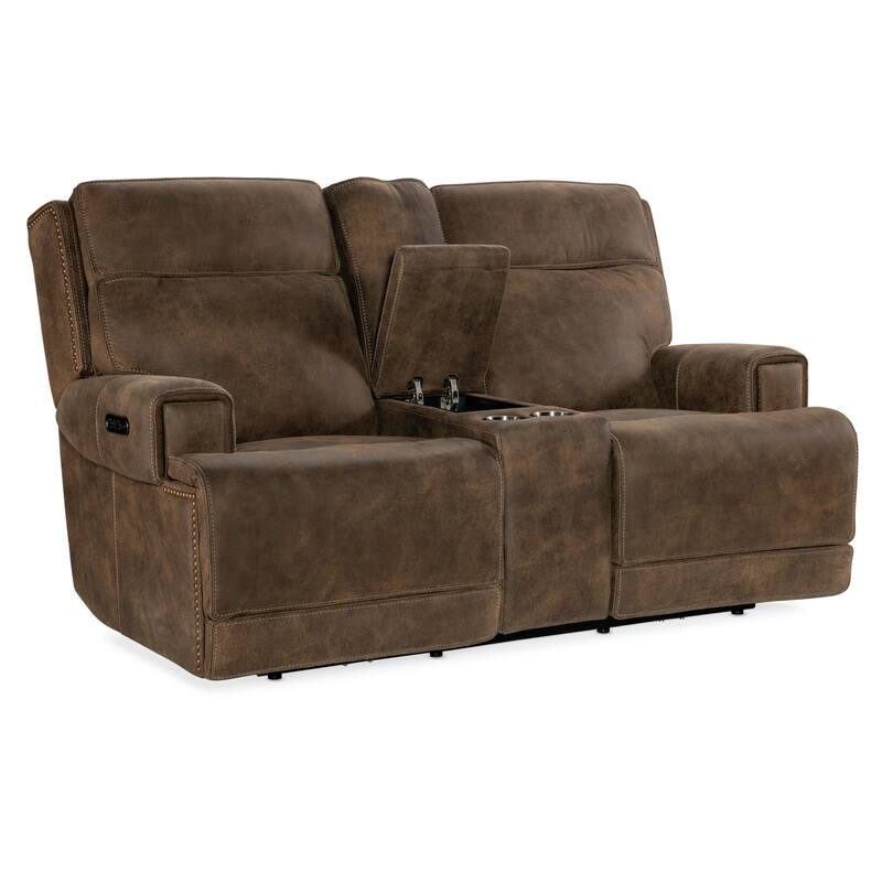 Hooker Furniture SS762-PHZC2 Wheeler 73" Wide Leather Sofa with Zero