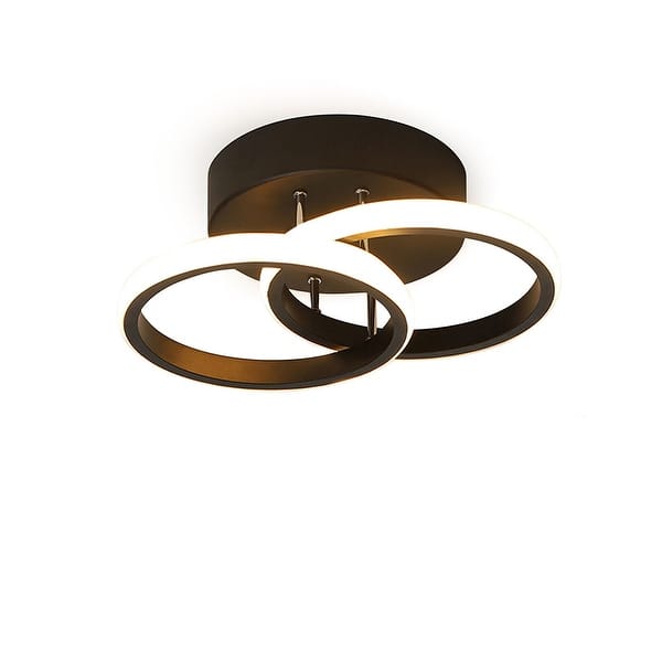 Ring LED Ceiling Light Lamp Fixture Flush Mount Bedroom Chandelier - 9. ...