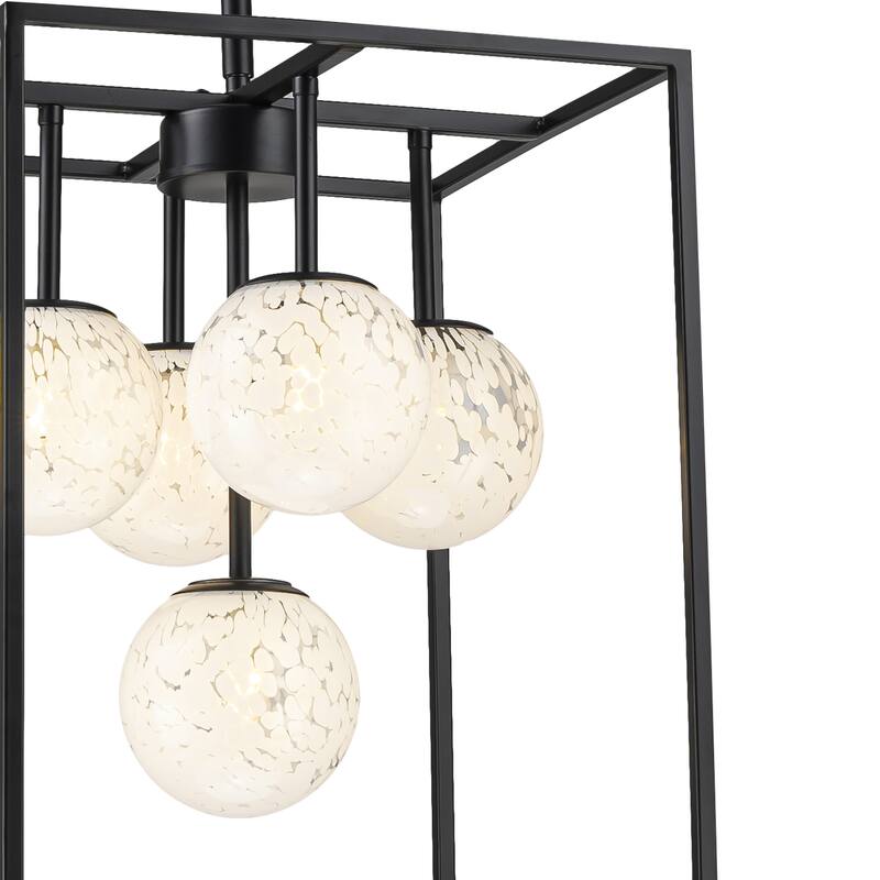 Diana 5-Light Contemporary Foyer Hall Chandelier - 18 in.Wide