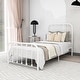 preview thumbnail 54 of 53, Alazyhome Sturdy Metal Platform Bed Frame White - Twin