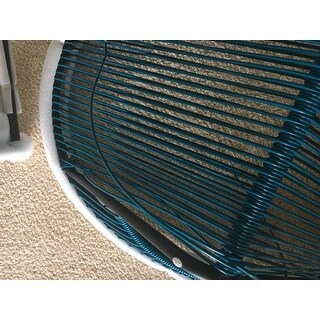 Corvus Sarcelles Woven Wicker Patio Chairs (Set of 2)