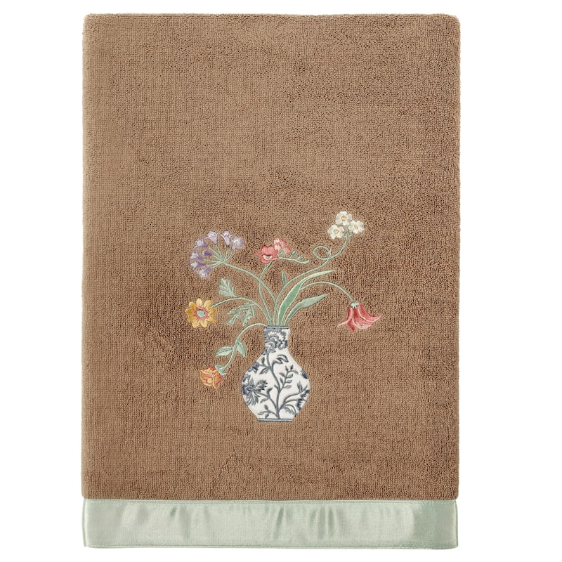 Authentic Hotel and Spa 100% Turkish Cotton Stella 3PC Embellished Towel Set