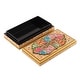 preview thumbnail 4 of 2, Novica Handmade Gold Kashmir Treasures Papier Mache Decorative Box