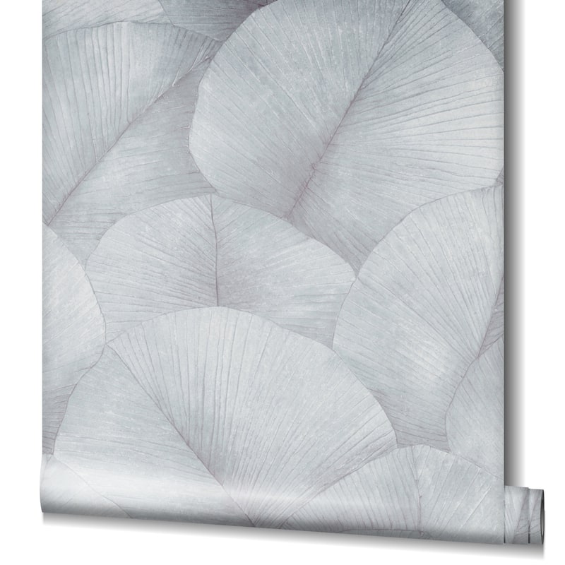 Galerie Wallcoverings Kumano Textured Palm Leaf Vinyl on Non-woven Wallpaper Roll