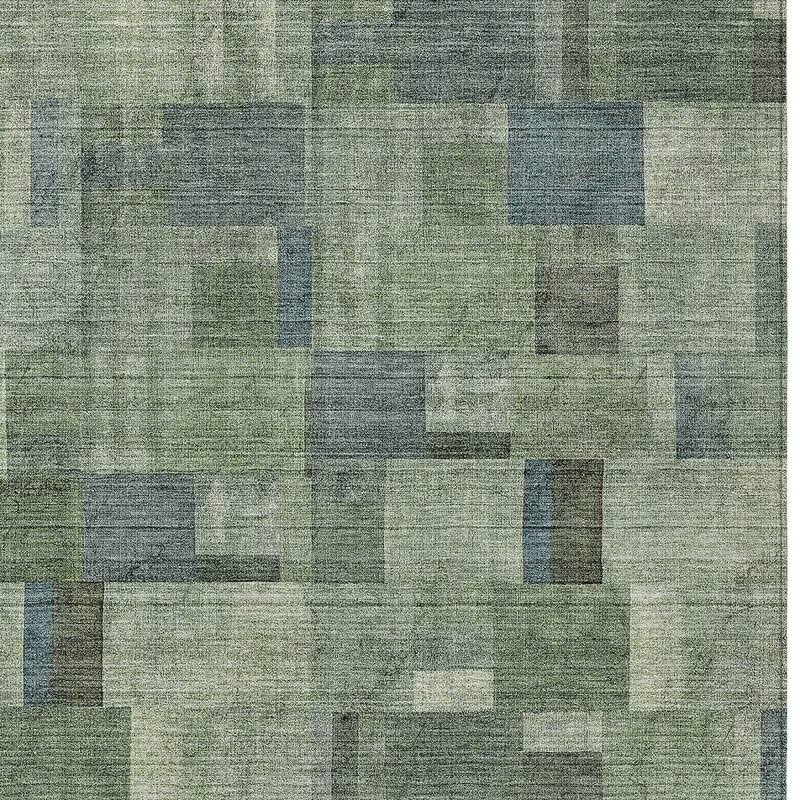 HomeRoots Geometric Transitional Rectangle Outdoor Rug