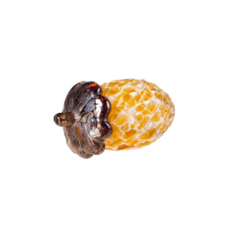 Glass Acorn Table Decor Set